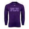 Thumbnail image for  Under Armour Purple Long Sleeve Tech Tee