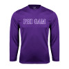 Thumbnail image for  Purple Performance Long Sleeve Shirt