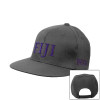 Thumbnail image for  Charcoal Flat Bill Snapback Hat