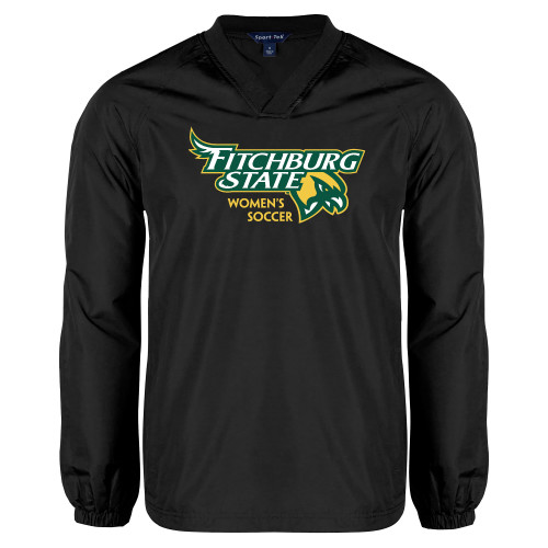 Fitchburg Black V Neck Raglan Windshirt
