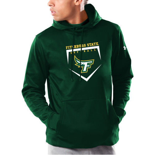 Fitchburg Under Armour Dark Green Armour Fleece Hoodie