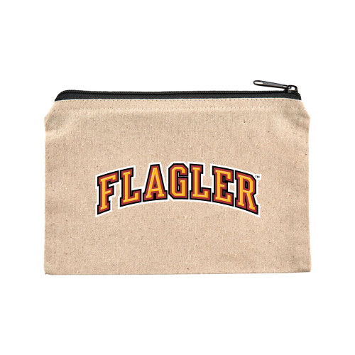  8oz. Natural Cotton Travel Pouch - Flagler Arched