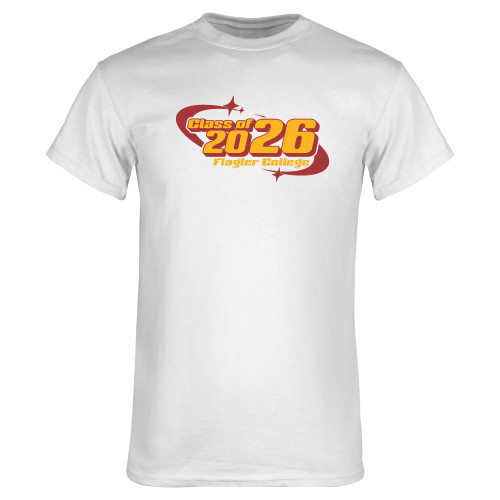  White T Shirt - Flagler College - CLASS OF 2026