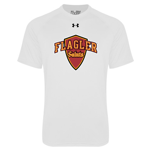  Under Armour White Tech Tee - Primary Mark