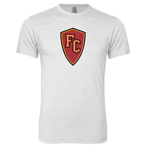  Next Level Heather White Triblend Tee - Secondary Mark