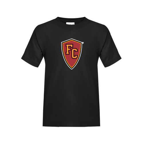  Youth Black T Shirt - Secondary Mark