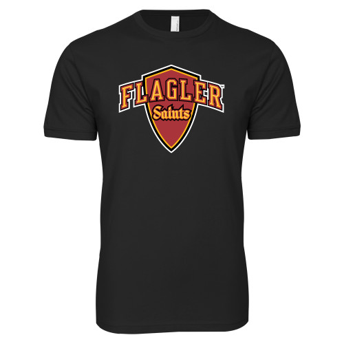  Next Level Black SoftStyle T Shirt - Primary Mark