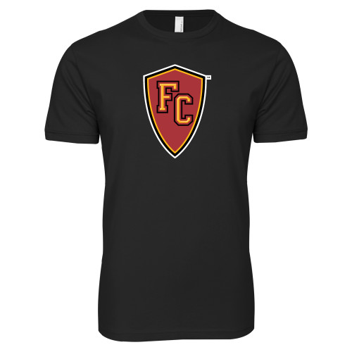  Next Level Black SoftStyle T Shirt - Secondary Mark