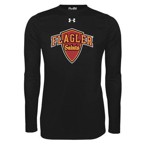  Under Armour Black Long Sleeve Tech Tee - Primary Mark