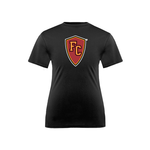  Youth Performance Black Tee - Secondary Mark