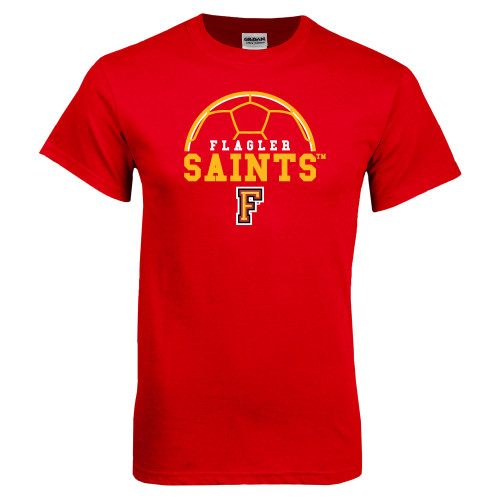  Red T Shirt - Soccer Design