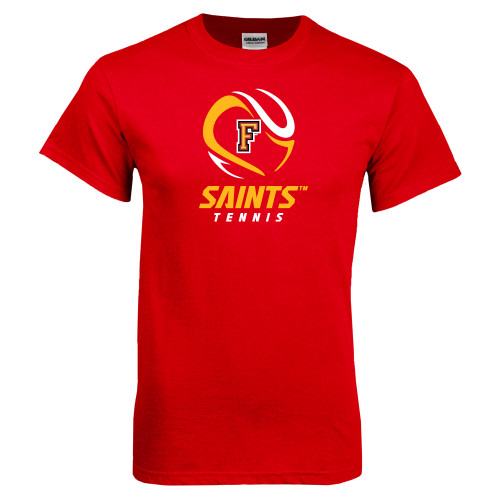  Red T Shirt - Tennis Design