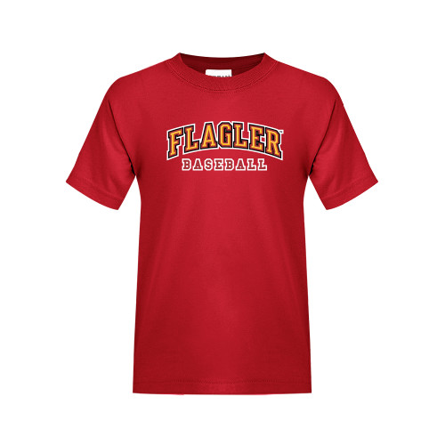  Youth Red T Shirt - Baseball