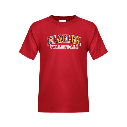  Youth Red T Shirt - Volleyball