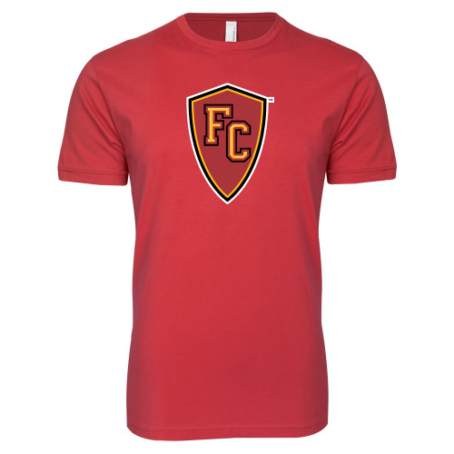  Next Level Red Softstyle T Shirt - Secondary Mark