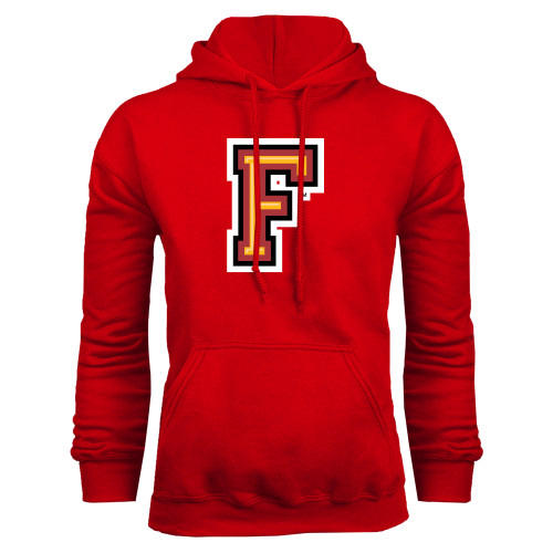  Red Fleece Hoodie - Letter F Logo