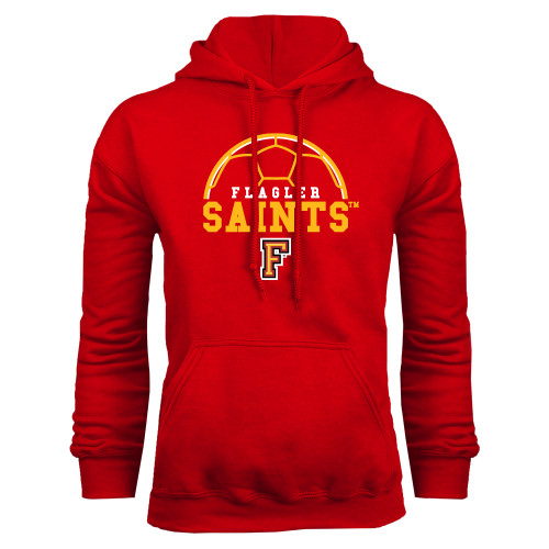  Red Fleece Hoodie - Soccer Design
