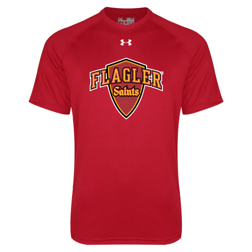  Under Armour Red Tech Tee - Primary Mark