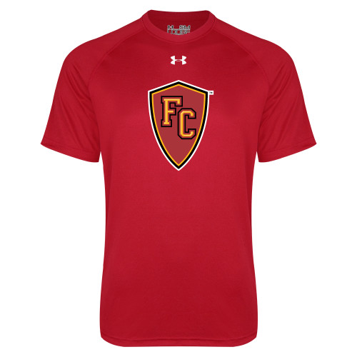  Under Armour Red Tech Tee - Secondary Mark