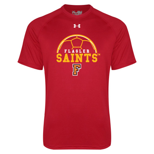 Flagler Under Armour Red Tech Tee
