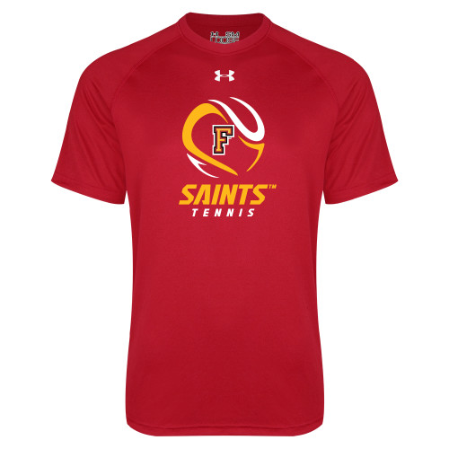  Under Armour Red Tech Tee - Tennis Design