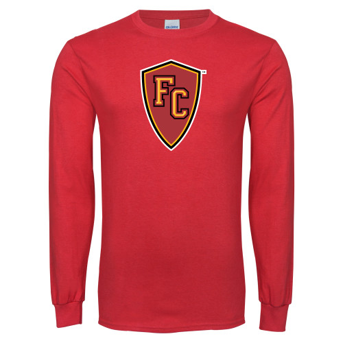  Red Long Sleeve T Shirt - Secondary Mark