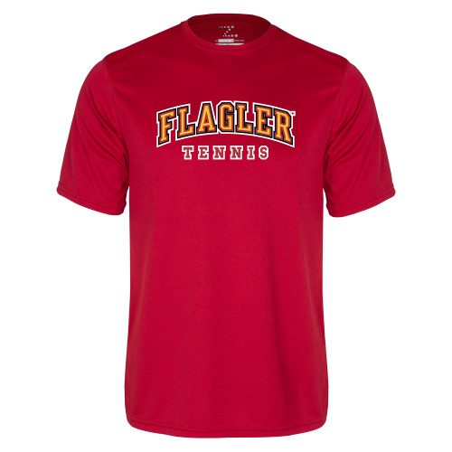  Red Performance Tee - Tennis