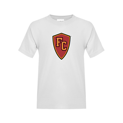  Youth White T Shirt - Secondary Mark