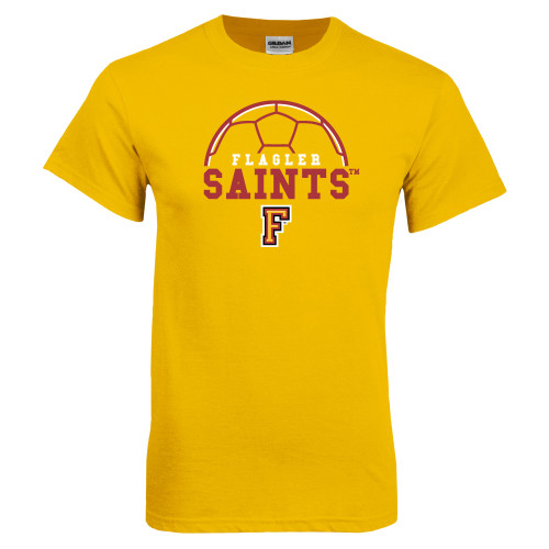  Gold T-Shirt - Soccer Design