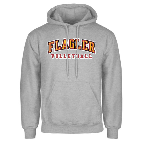  Grey Fleece Hoodie - Volleyball