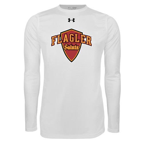 Main Image for  Under Armour White Long Sleeve Tech Tee
