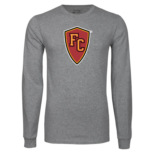  Grey Long Sleeve T Shirt - Secondary Mark