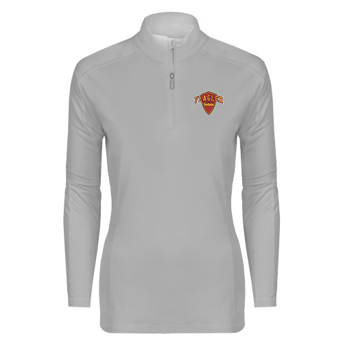 Syntrel Womens Platinum Interlock 1/4 Zip - Primary Mark