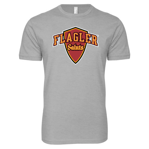  Next Level Heather Grey SoftStyle T Shirt - Primary Mark