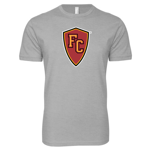  Next Level Heather Grey SoftStyle T Shirt - Secondary Mark
