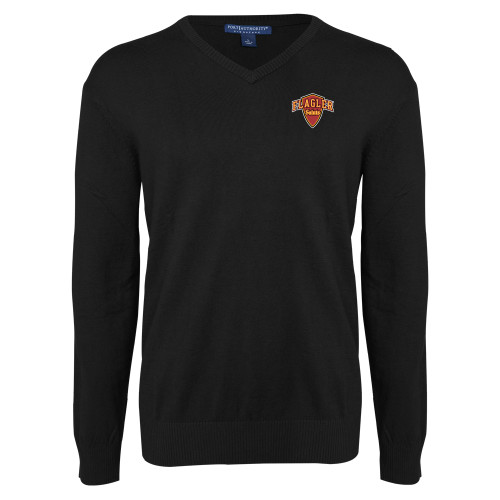  Black VNeck Sweater - Primary Mark