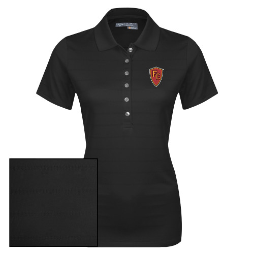  Callaway Womens Black Opti Vent Polo - Secondary Mark