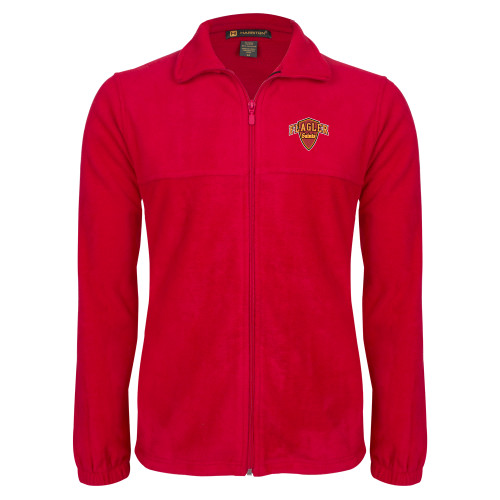  Red Fleece Full Zip Jacket - Primary Mark