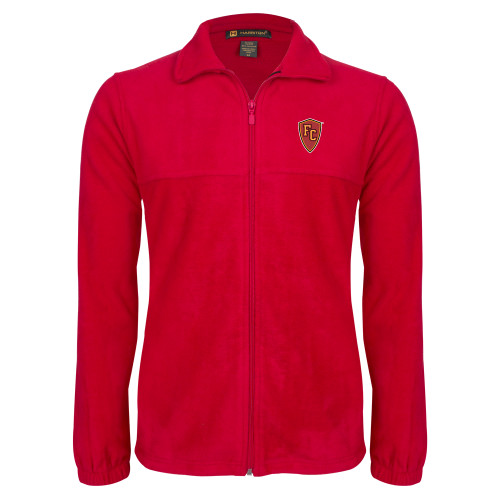  Red Fleece Full Zip Jacket - Secondary Mark