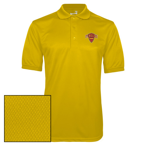  Gold Dry Mesh Polo - Primary Mark