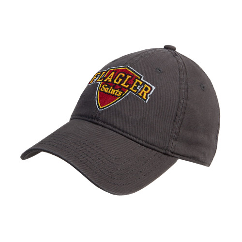  Charcoal Unstructured Adjustable Low Profile Hat - Primary Mark