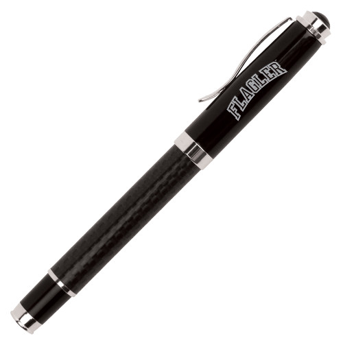  Luna Black Rollerball Pen - Flagler Arched Engraved