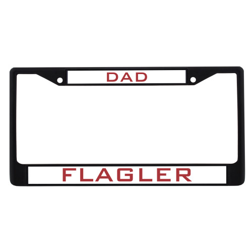  Dad Metal License Plate Frame in Black - Dad