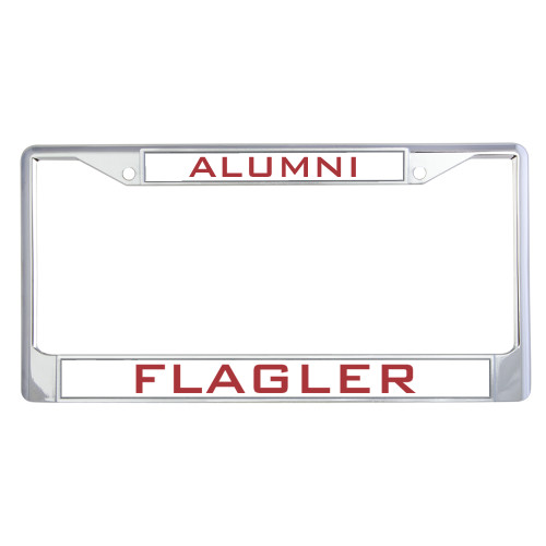  Alumni Metal License Plate Frame in Chrome - Alumni
