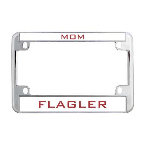  Metal Motorcycle License Plate Frame in Chrome - Mom