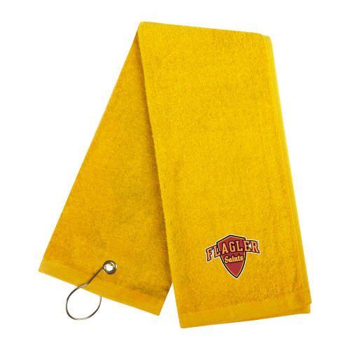  Gold Golf Towel - Primary Mark