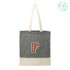 Thumbnail image for  Split Recycled Black Cotton Twill Convention Tote