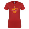 Thumbnail image for  Next Level Womens Red Boyfriend Tee