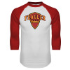 Thumbnail image for  White/Red Raglan Baseball T Shirt