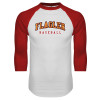 Thumbnail image for  White/Red Raglan Baseball T Shirt